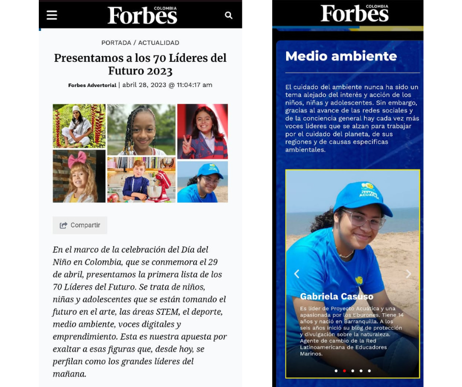 Líder del Futuro, Forbes Colombia